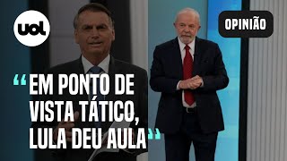 Debate Globo Bolsonaro teve estratégia burra e Lula deu aula de tática diz Toledo [upl. by Hahnke197]