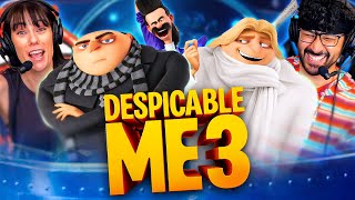 DESPICABLE ME 3 2017 MOVIE REACTION FIRST TIME WATCHING Gru amp Dru  Minons  Full Movie Review [upl. by Frasch989]