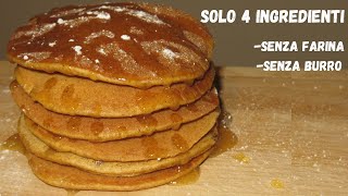 Pancake ai biscotti senza farina Pronti in 1 minuto [upl. by Ived65]