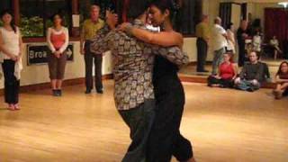 Tango Lesson Milonga Basic Rhythm amp Phrasing [upl. by Carla709]