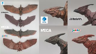 Hiya Toys Rodan Compared to SHMA NECA and Jakks Pacific [upl. by Adachi169]