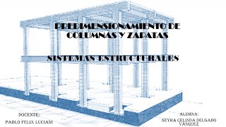 PREDIMENSIONAMIENTO DE COLUMNAS YZAPATAS [upl. by Roach]