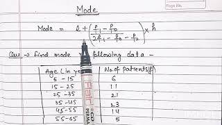 How to find mode [upl. by Ratcliffe]