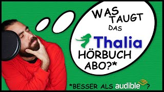 Das Thalia HörbuchAbo im Test 2023  Die Alternative zu AUDIBLE [upl. by Irtimid809]