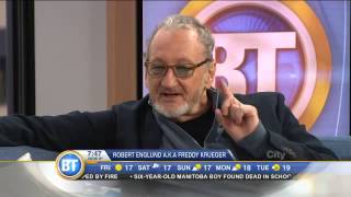 Robert Englund actor behind Freddy Krueger visits BT [upl. by Ericka276]