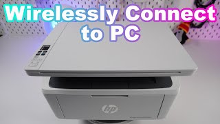 HP LaserJet Pro MFP M28w Wireless PC Connection Guide Simple Steps [upl. by Asinla]