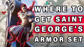 Where to Find SAINT GEORGE Legendary Armor Set Item Locations ► Assassins Creed Valhalla [upl. by Mayne413]