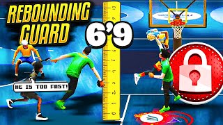 My SUPER RARE 69 REBOUNDING GUARD BUILD BROKE the 1v1 STAGE in NBA 2K22  BEST BUILD 2K22 [upl. by Florian]