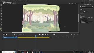 Adobe Animate 2024 Membuat animasi menggunakan simbol Movie Clip [upl. by Anoerb756]