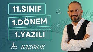 11Sınıf Matematik 1Dönem 1Yazılı  Trigonometri  Pdf öğrenmegarantili [upl. by Marta]