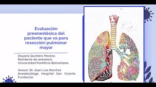 Valoración preoperatoria del paciente que va a resección pulmonar mayor [upl. by Diego670]