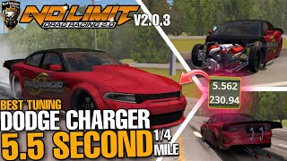 Dodge Charger SRT Procharger Tuning 55 Second 14 Mile No Limit 2 V203 [upl. by Darrin908]