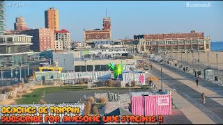 Asbury Park NJ Boardwalk Live Cam  New Jersey beach live webcam  asbury park live cam [upl. by Fredericka]