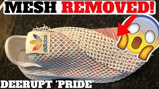 MESH NET REMOVAL Adidas DEERUPT PRIDE [upl. by Lasala919]