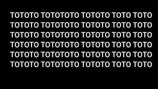 TOTOTO TOTO TOTO TOTOTO [upl. by Susumu]