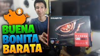 UNBOXING RX 580 8GB TRIPLE B BUENA BONITA Y BARATA [upl. by Emerald]