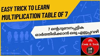 multiplication table 7 tricks [upl. by Aissela211]