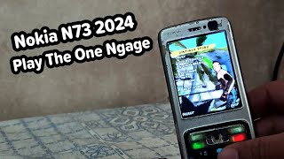 Nokia N73 2024 Play The One NGAGE 20 ngage symbian symbiangames nokian73 nokia [upl. by Irehc]