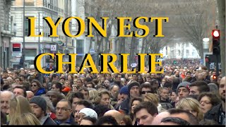 Lyon Manifestation Charlie Hebdo du 11 Janvier 2015 [upl. by Buerger]