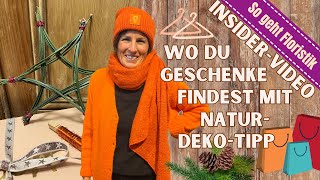 InsiderShoppingTipps von Margit amp wie du die Geschenk floral weihnachtlich verpackst Dekoidee DIY [upl. by Keyes741]