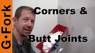 Mud and Tape Drywall Corners  GardenFork [upl. by Tore]