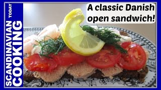 How To Make Homemade Cod Roe Open Face Sandwich  Smørrebrød med torskerogn [upl. by Setsero461]