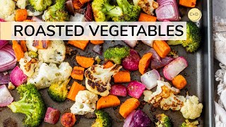 ROASTED VEGETABLES  easy oven roasted recipe [upl. by Otsuaf]