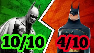 Rating GOOD and BAD Batman Suits [upl. by Dace649]