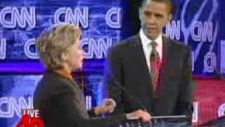 Clinton Obama Clash at Debate [upl. by Erde]