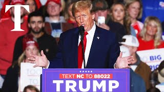 LIVE Donald Trump hosts major MAGA rally in North Carolina [upl. by Naveb508]