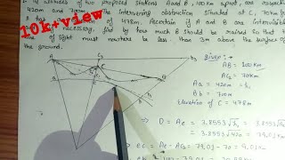 Triangulation Surveying  NUMERICALS  PART4 Lec4 [upl. by Jarrett]