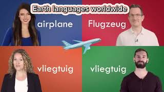 English vs German vs Dutch vs Afrikaans  west Germanic language comparison [upl. by Snah]