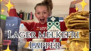 Lager Melkefri Lapper Pannekaker [upl. by Comptom]