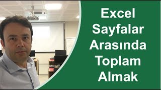 Excel Sayfalar Arasında Toplam Almak  008video  Ömer BAĞCI [upl. by Yttap150]