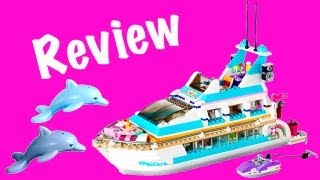 LEGO Dolphin Cruiser 41015 Friends Review  BrickQueen [upl. by Atikihs]