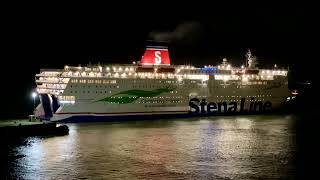 MV Stena Vision Departs Rosslare 21224 [upl. by Marga]