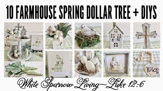 10 DOLLAR TREE  DIYS  BUFFALO CHECK FARMHOUSE SPRING HOME DECOR  2 TIER TRAY DIY [upl. by Hugon]