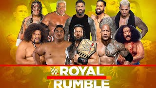 The Anoai familys Royal Rumble WWE 2K23 [upl. by Llertniuq738]