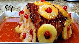 🟠 Jamón con piña al horno fácil y delicioso [upl. by Ahsielat]