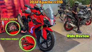 New apache rr 310 review 🔥 2024 rr 310 specificationsfeaturesmileage detailed review [upl. by Teddie356]