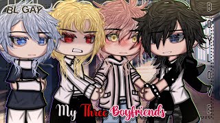 My 3 Boyfriends  BL  Gay Love  Gacha Life  GLMM  Gacha Life Mini Movie [upl. by Beaston309]