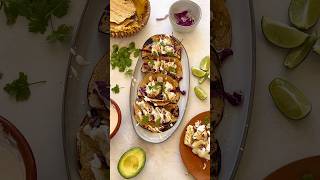 Easy Fish Tacos shorts recipe [upl. by Kurtzig545]