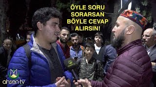 Ahsen Tv Muhabiri Sonunda Sert Kayaya Çattı Karşısında Konuşamadı [upl. by Aihc20]