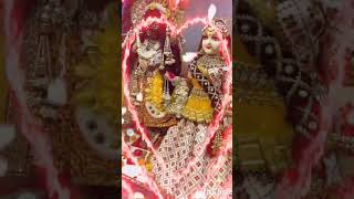 Mithi Mithi mere savre ki Murli baje ♥️ radhe Krishna ka romantic status ❤️ viral short video 😘 [upl. by Harret]