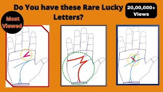 Rare Lucky Signs M X V in Your hand Palm Palmistry  Sudden wealth Lines Sai Suvajit Astrologer [upl. by Ocramed]