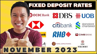 I found the BEST Fixed Deposit Rates for November 2023 [upl. by Gwenni]