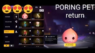 PORING PET return 😱😮😯😦 [upl. by Doralia]