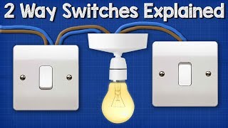 Two Way Switching Explained  How to wire 2 way light switch [upl. by Evyn]