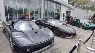 KOENIGSEGG display McLaren Boston 2024 may 11th cars and coffee [upl. by Llertnauq360]