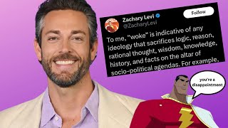 Washed Actor Zachary Levi Turns To Anti Woke Grift To Stay Relevant amp Cries Online After Call Out [upl. by Rianna]